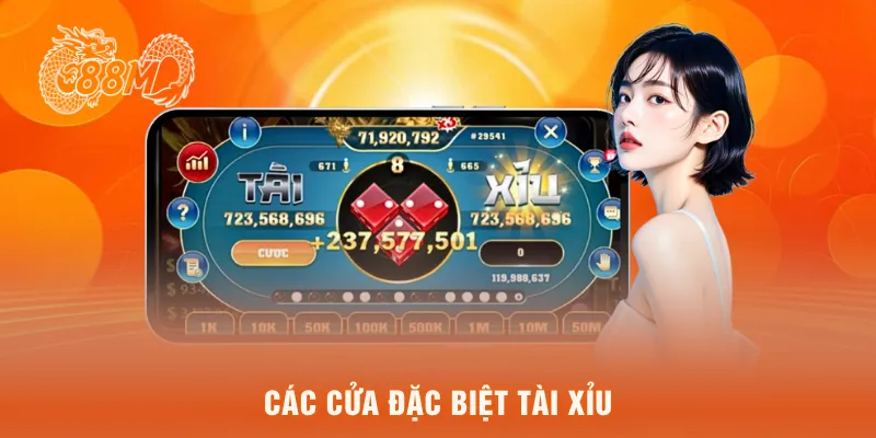 Các cửa đặc biệt tài xỉu